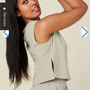 Wayre snap top in green